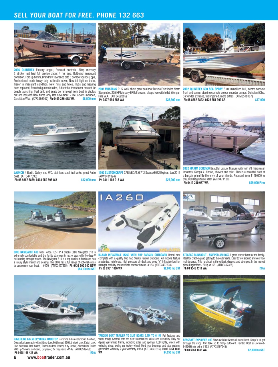 Boat Trader Australia Preview Pages