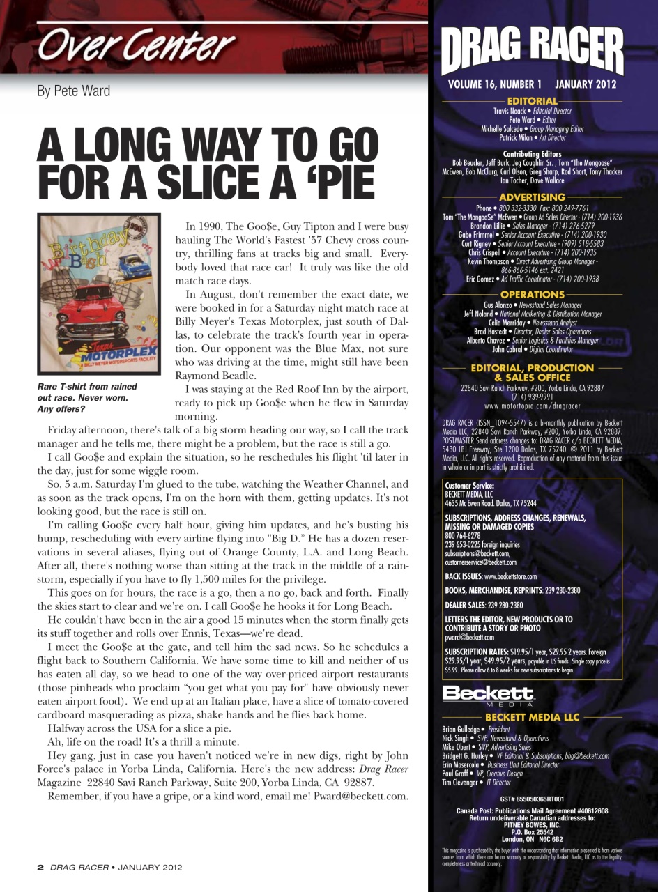 Drag Racer Preview Pages