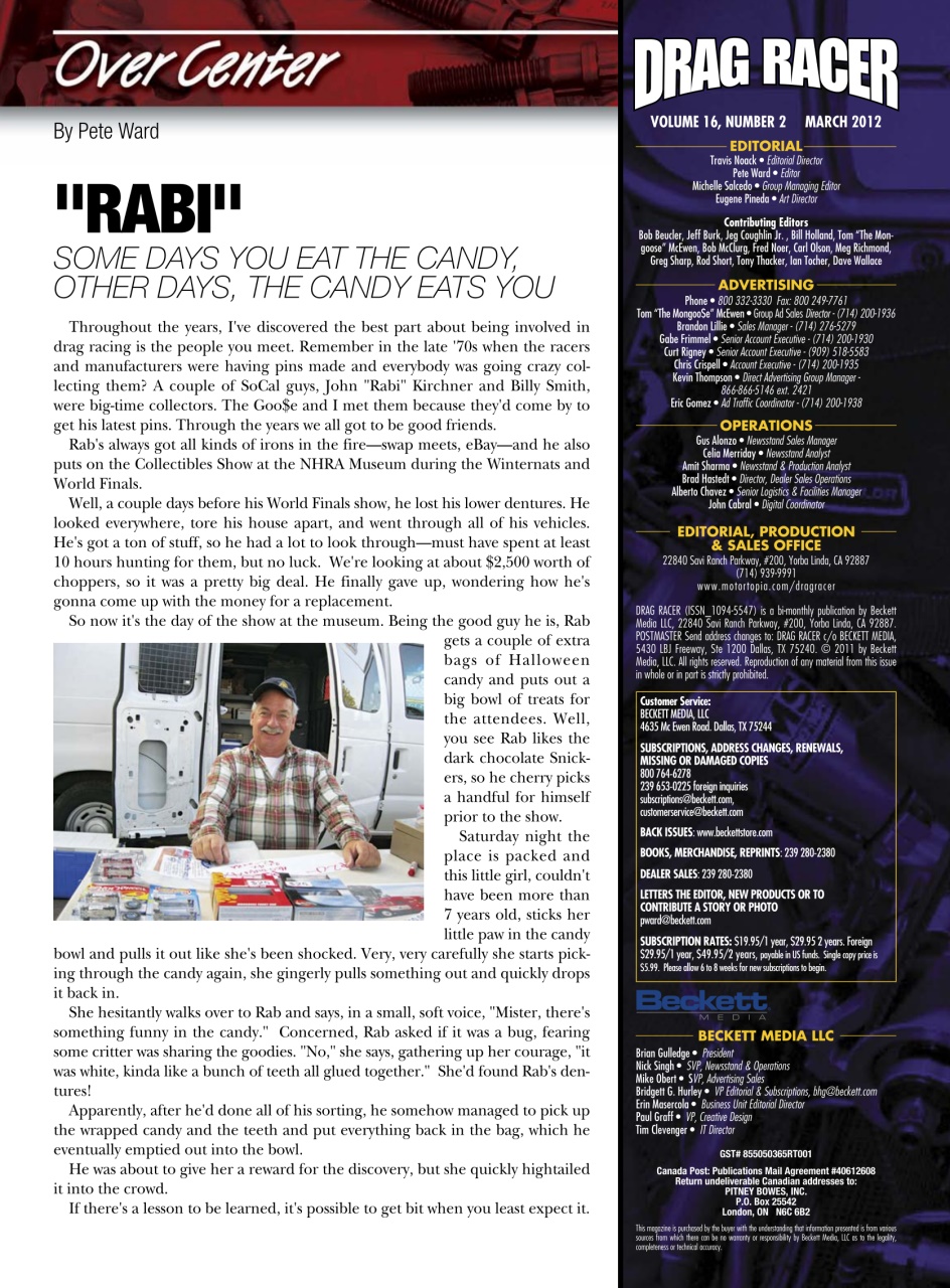 Drag Racer Preview Pages