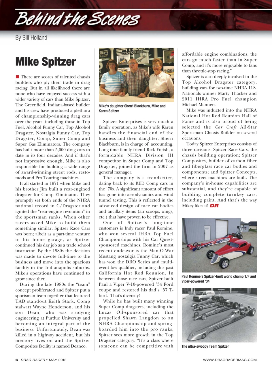 Drag Racer Preview Pages