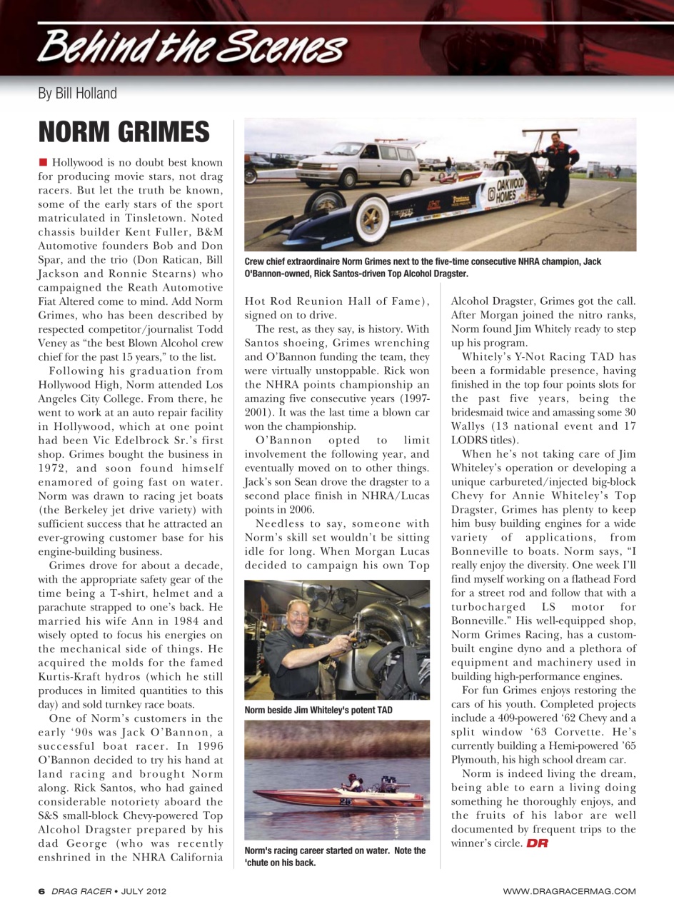 Drag Racer Preview Pages