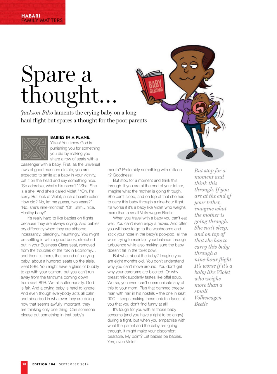 MSAFIRI – Kenya Airways Inflight Preview Pages
