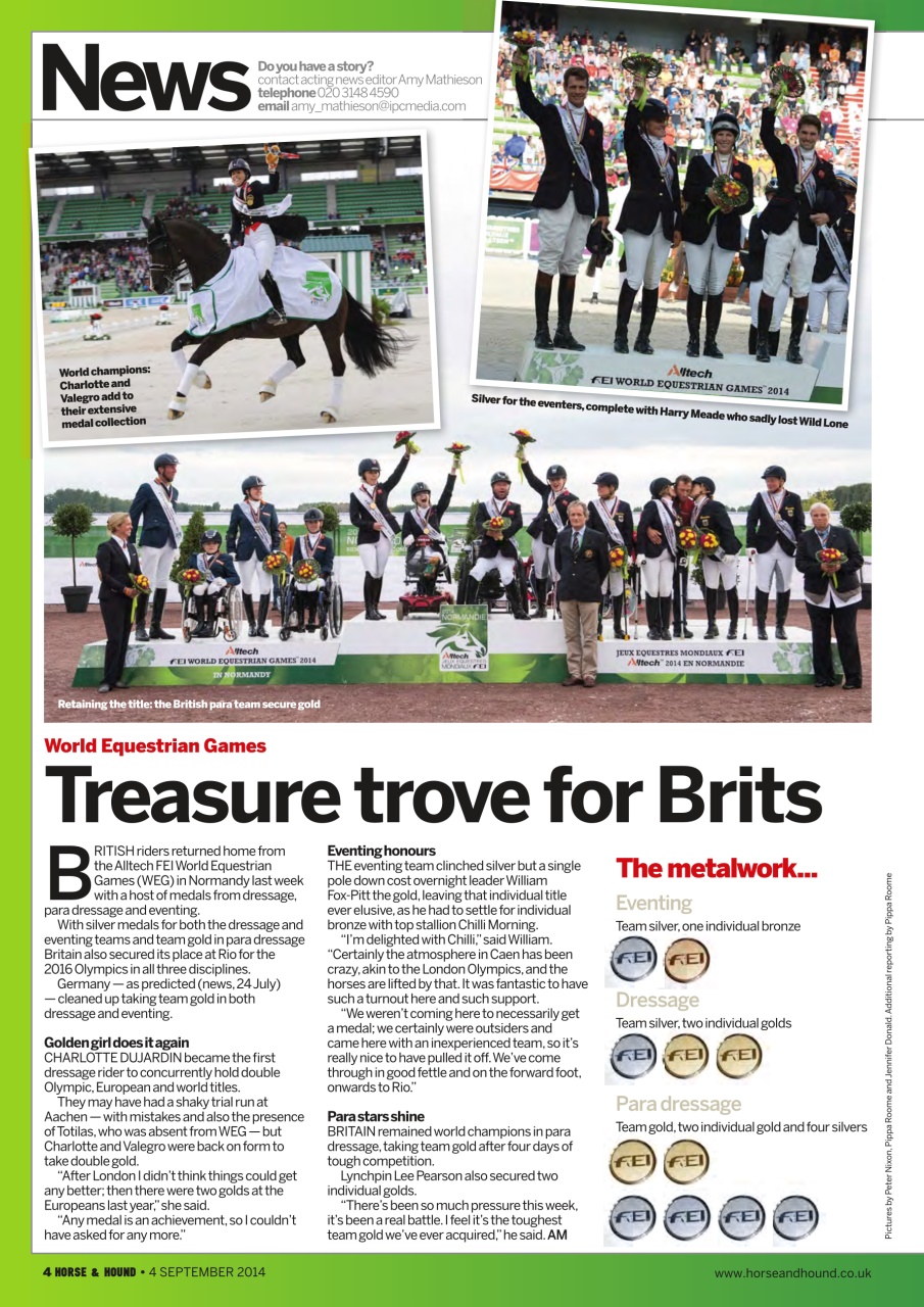 Horse & Hound Preview Pages