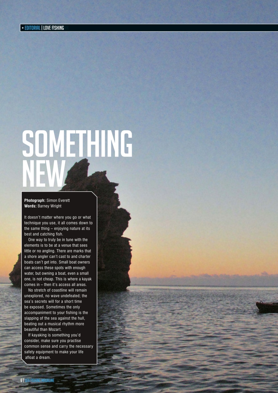 Sea Fishing Magazine Preview Pages