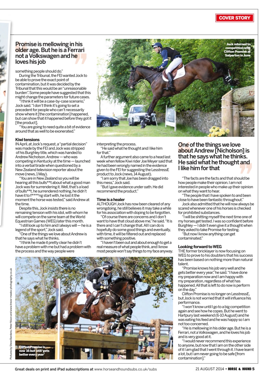 Horse & Hound Preview Pages