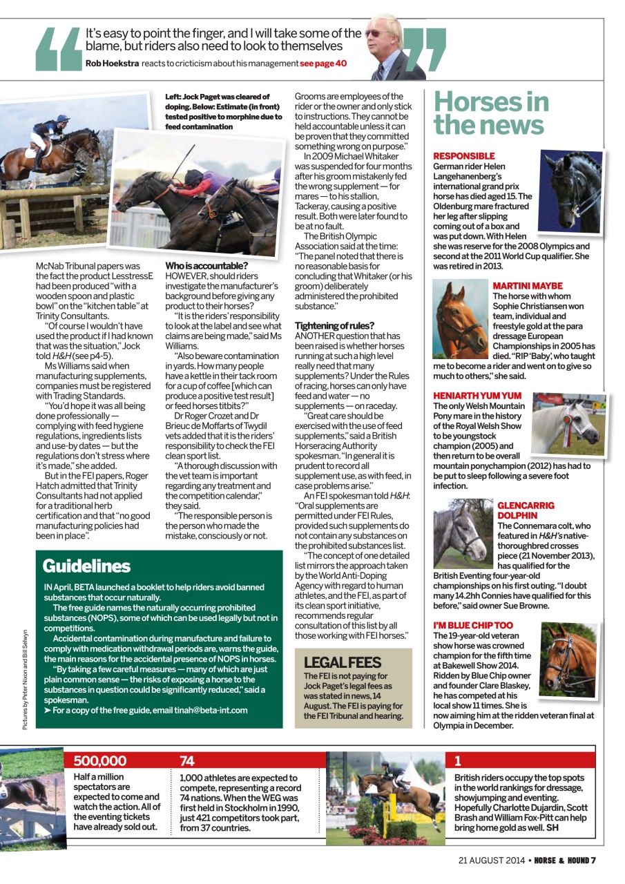 Horse & Hound Preview Pages