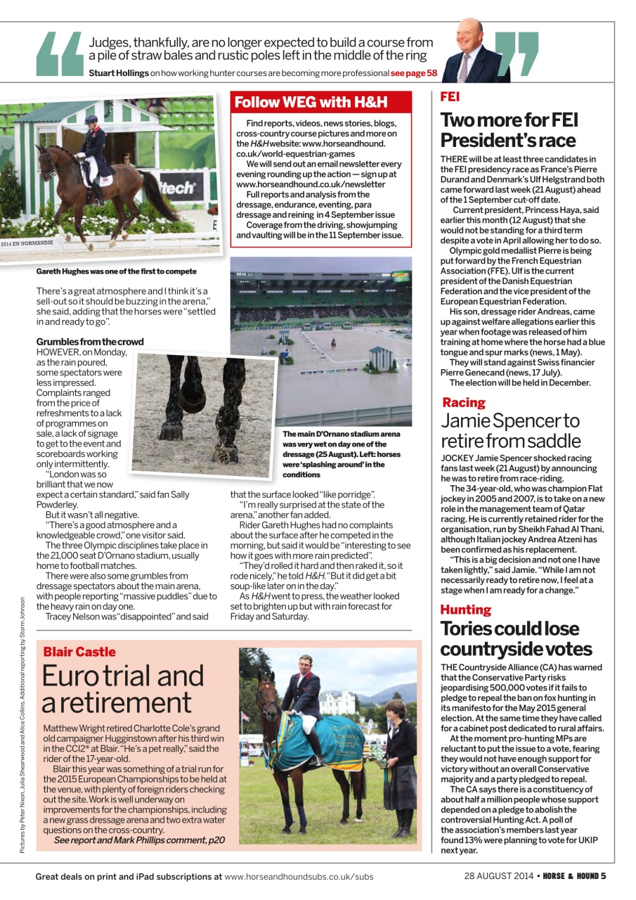 Horse & Hound Preview Pages