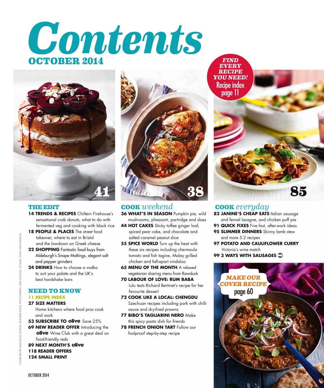Olive Magazine Preview Pages