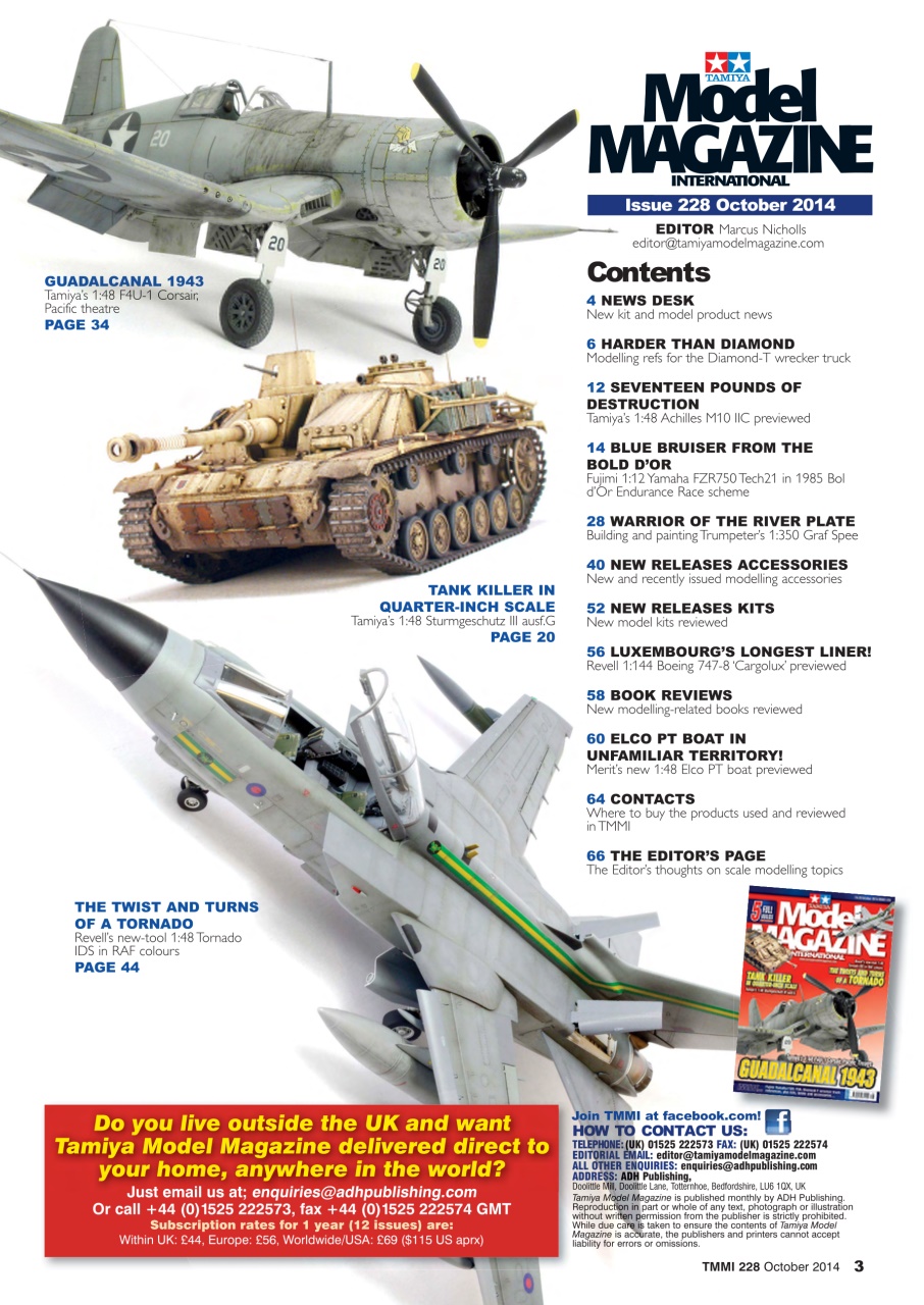 Tamiya Model Magazine Preview Pages