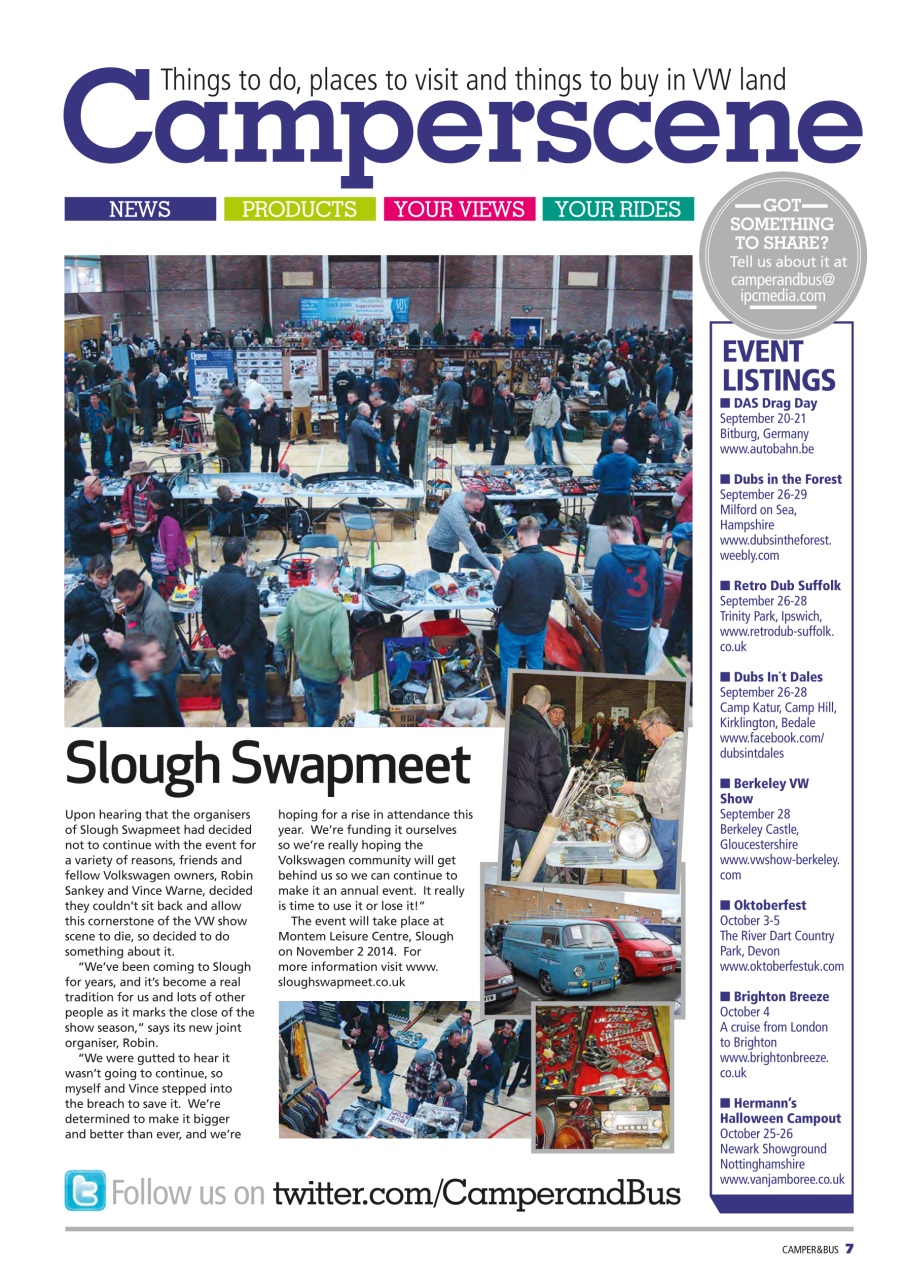 VW Camper Preview Pages