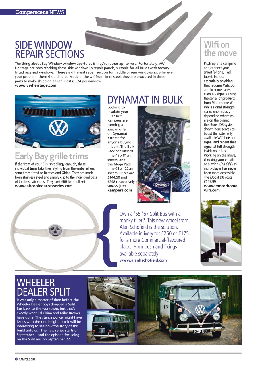 VW Camper Preview Pages