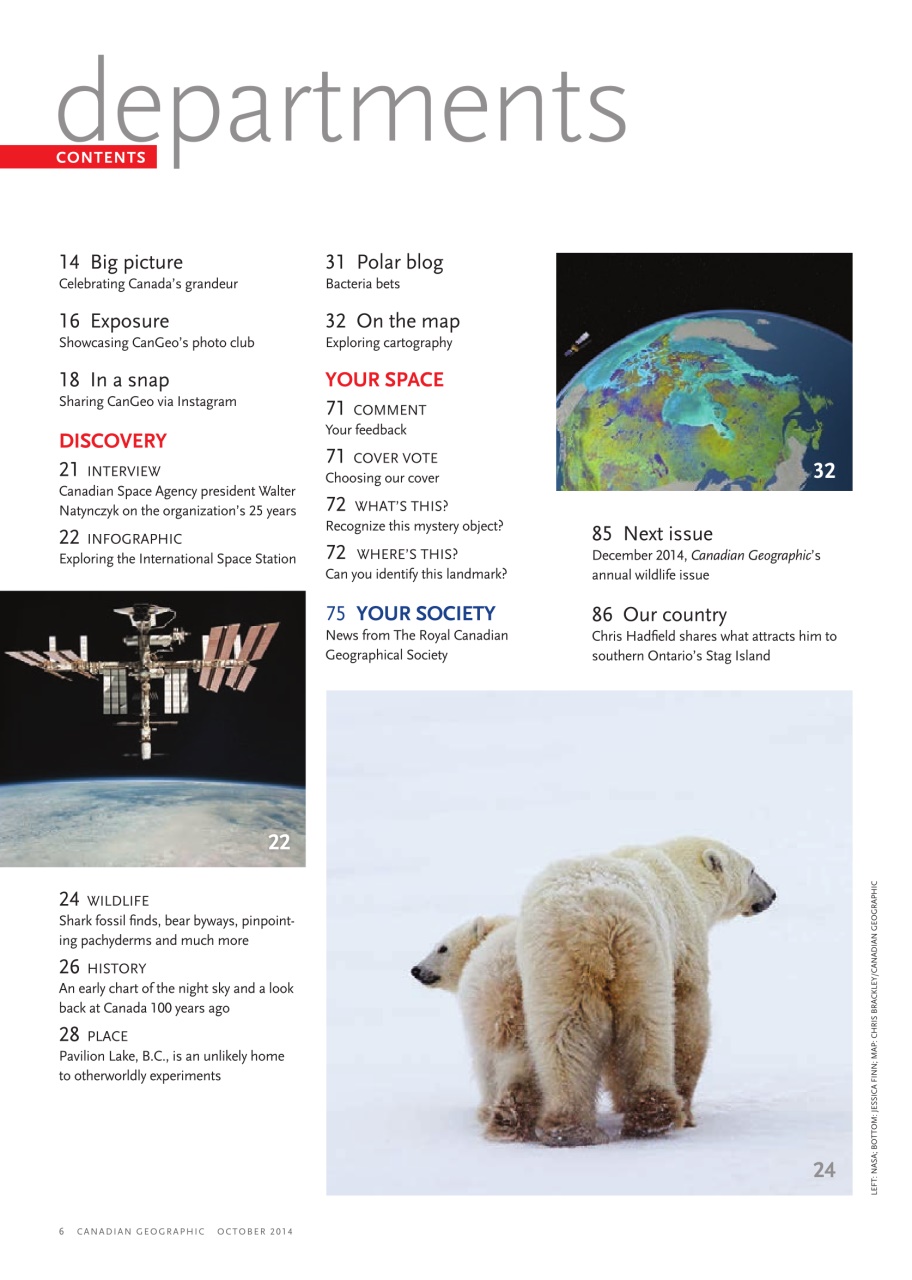 Canadian Geographic Preview Pages