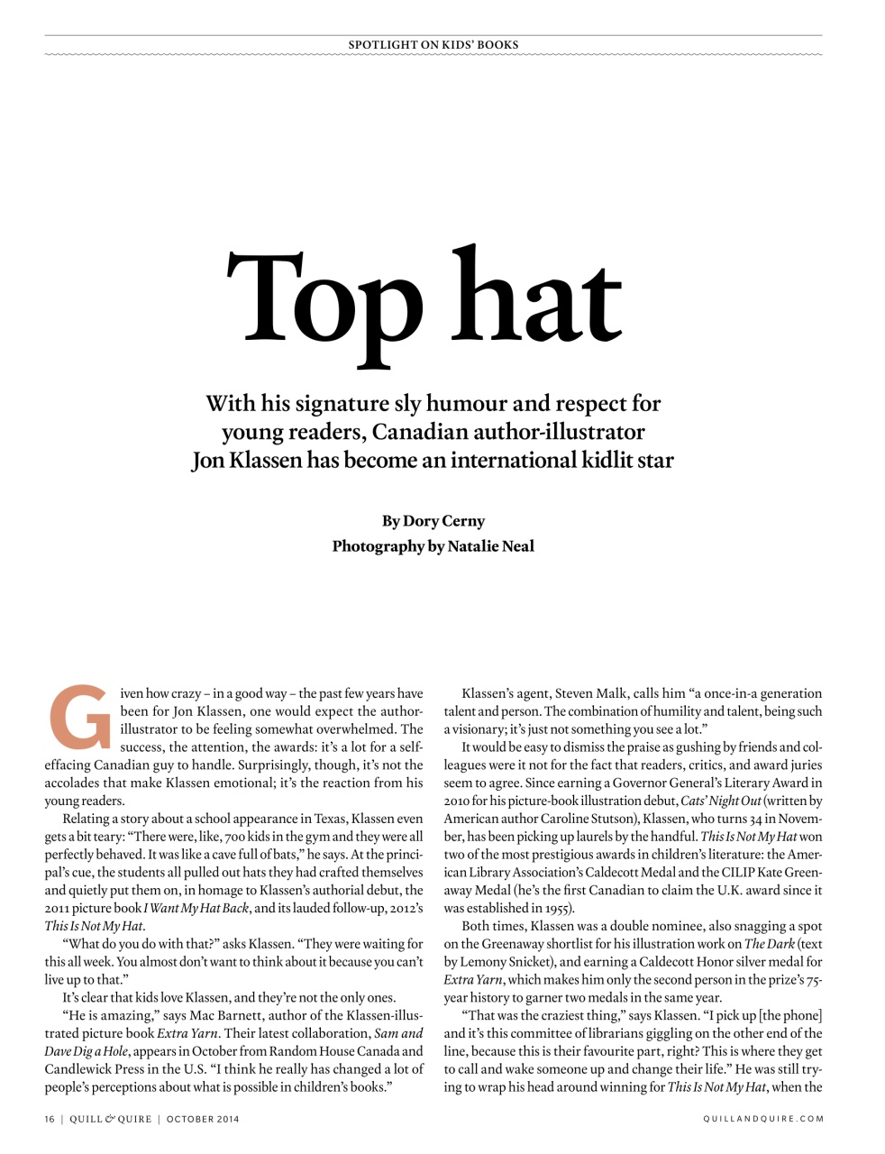 Quill & Quire Preview Pages