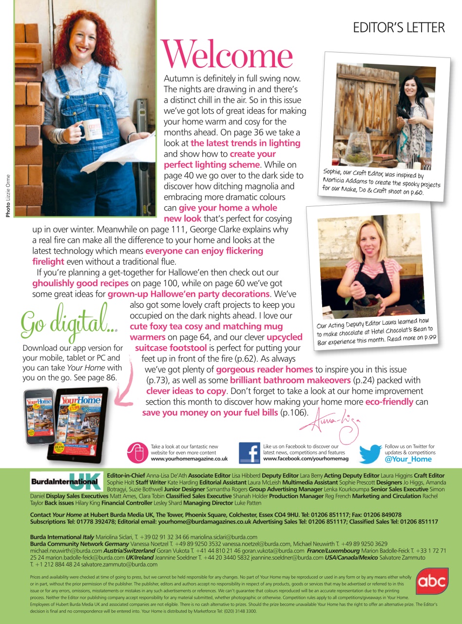 Your Home Magazine Preview Pages