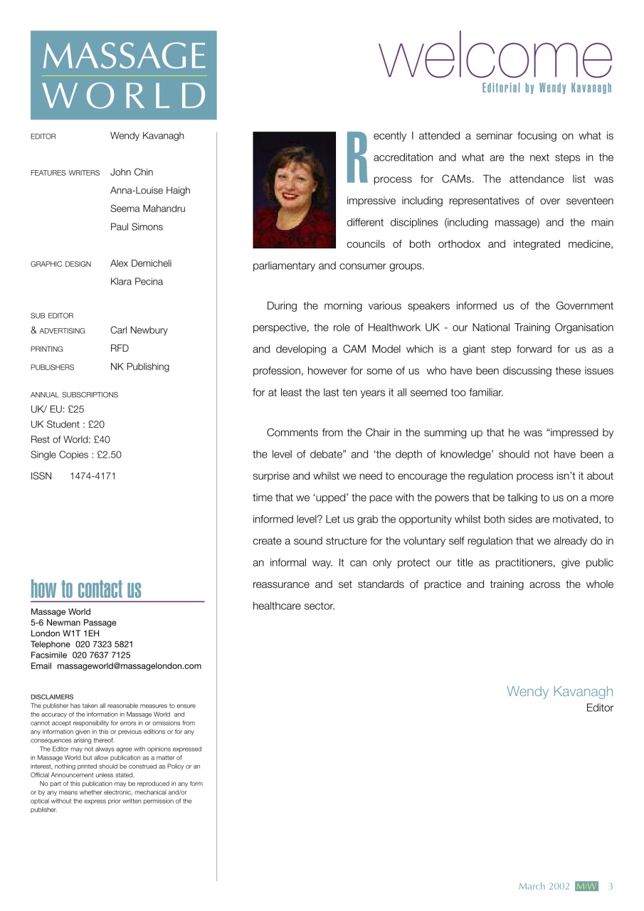 Massage World Preview Pages