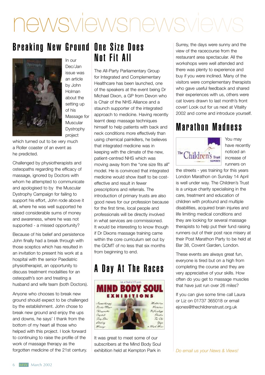 Massage World Preview Pages