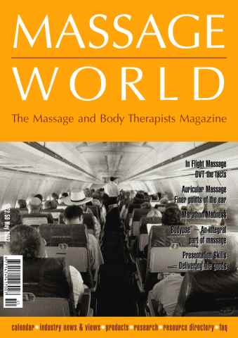 Massage World issue Massage World May 2002