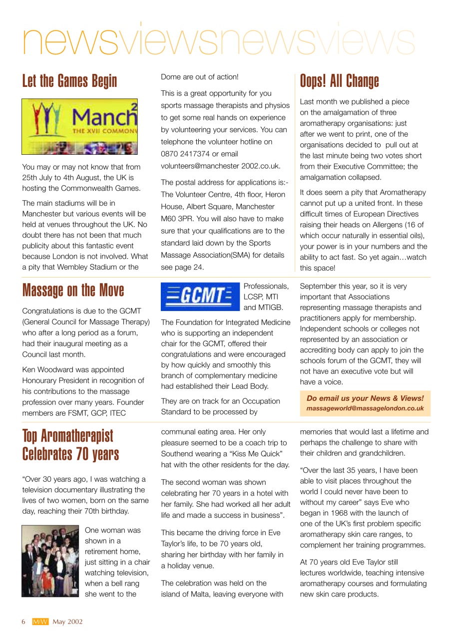 Massage World Preview Pages