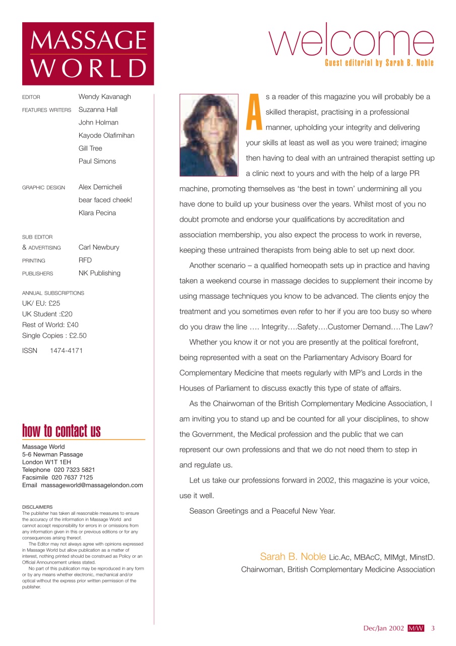 Massage World Preview Pages