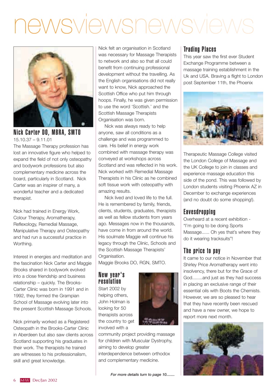 Massage World Preview Pages