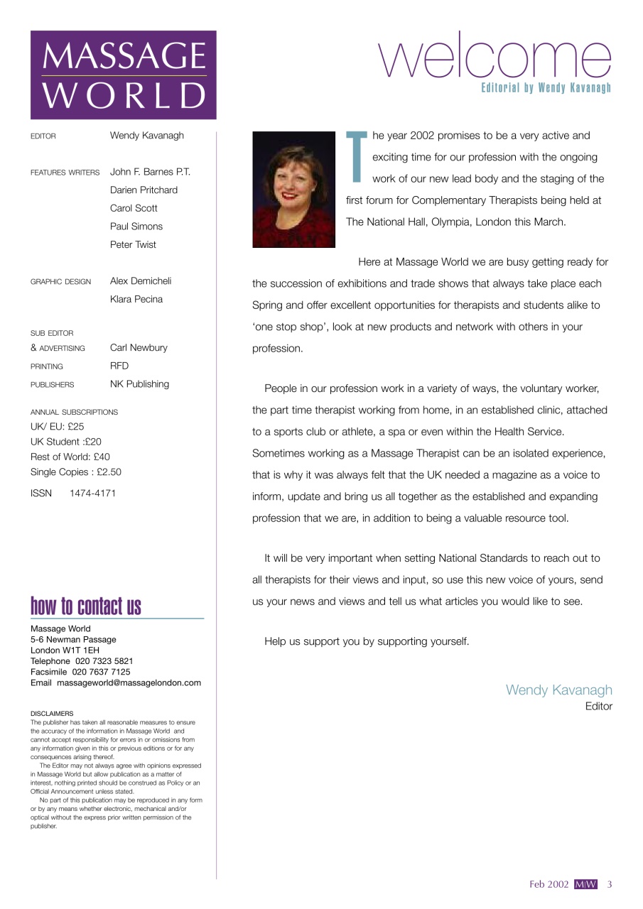 Massage World Preview Pages