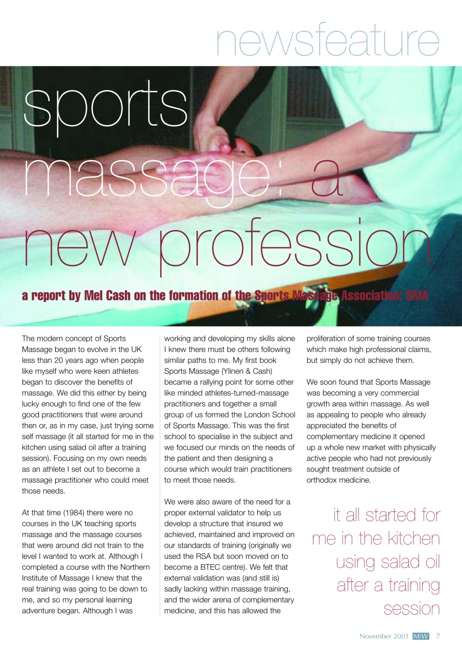 Massage World Preview Pages