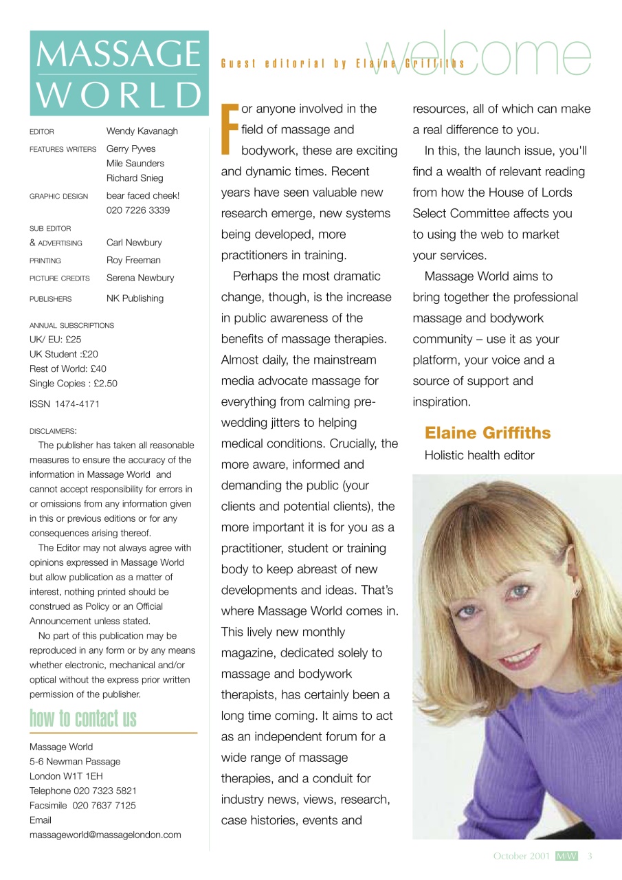 Massage World Preview Pages