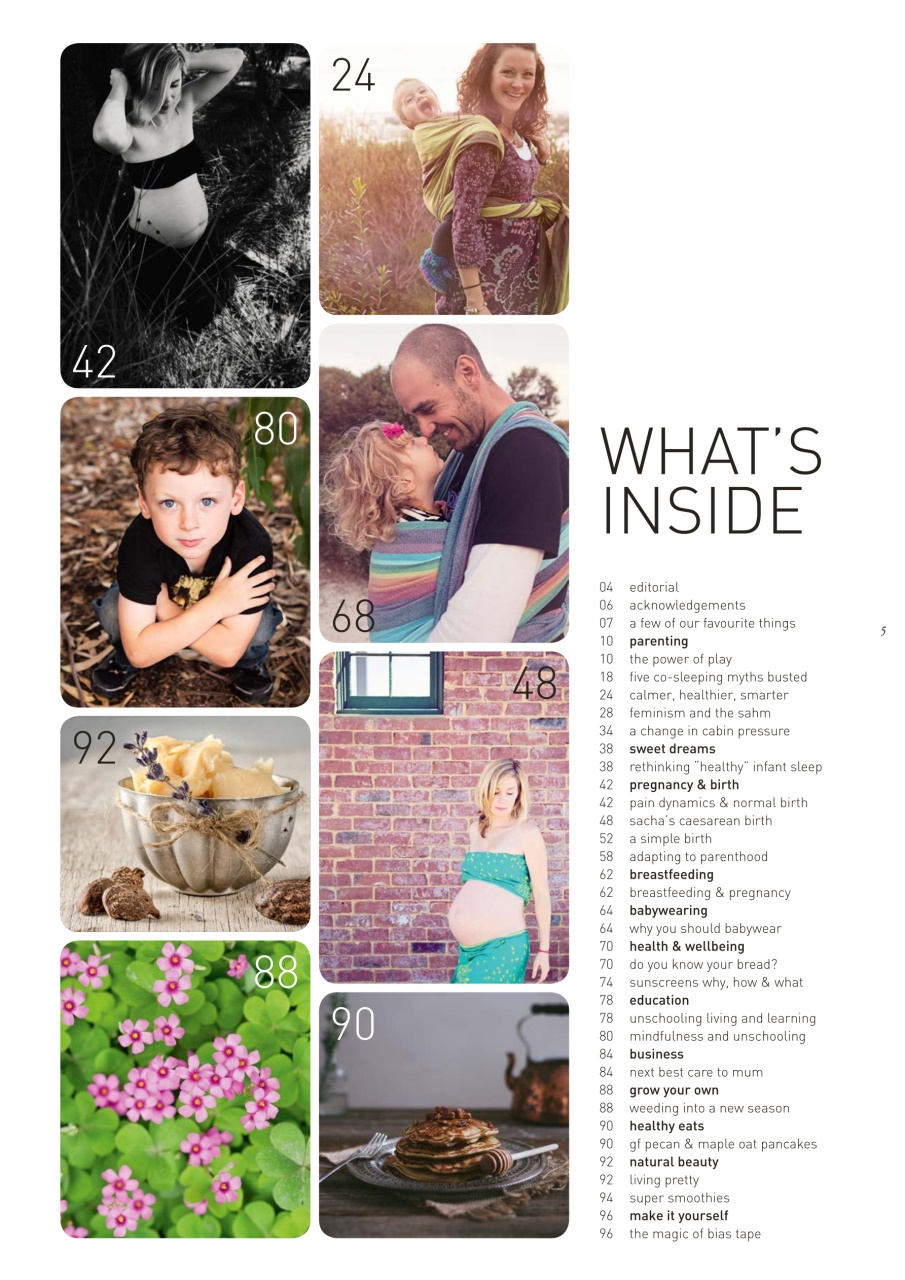 The Natural Parent Magazine Preview Pages