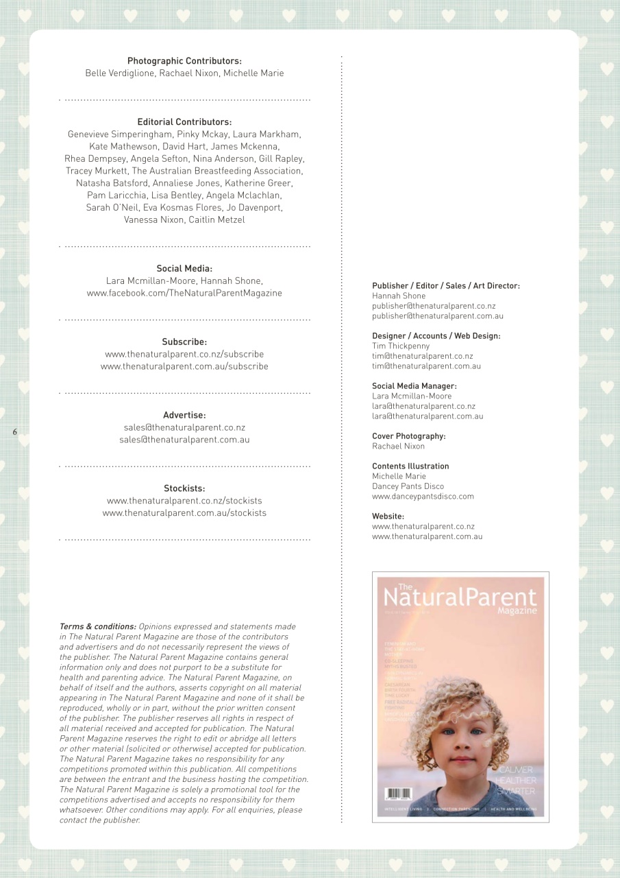The Natural Parent Magazine Preview Pages