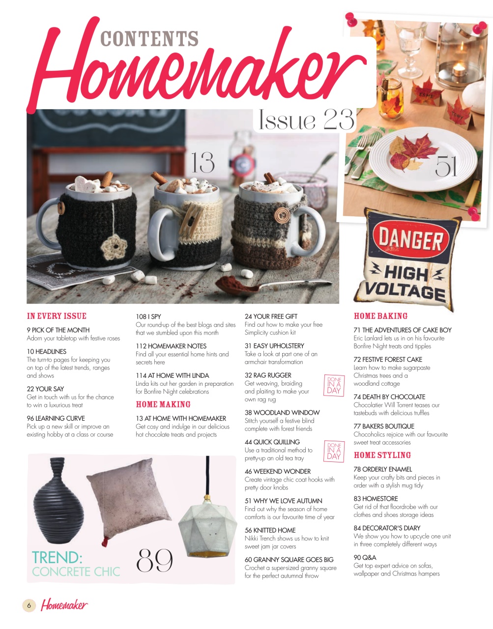 Homemaker Preview Pages