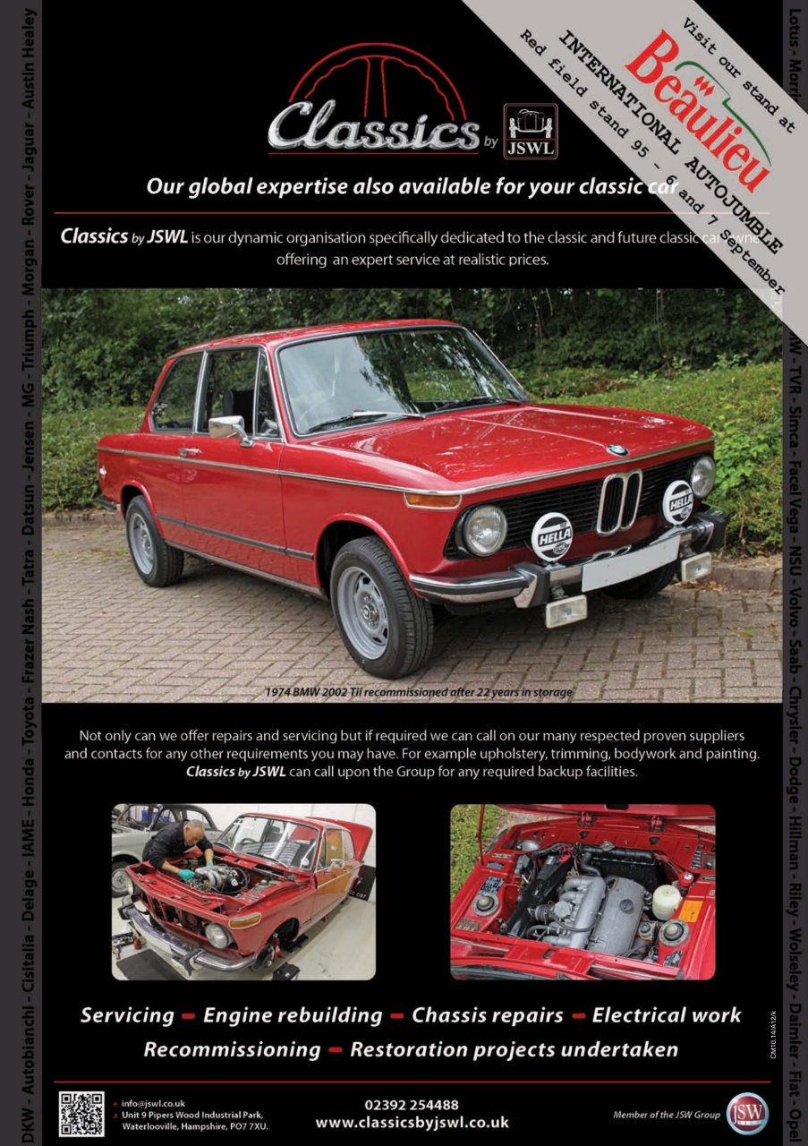 Classic Motoring Preview Pages