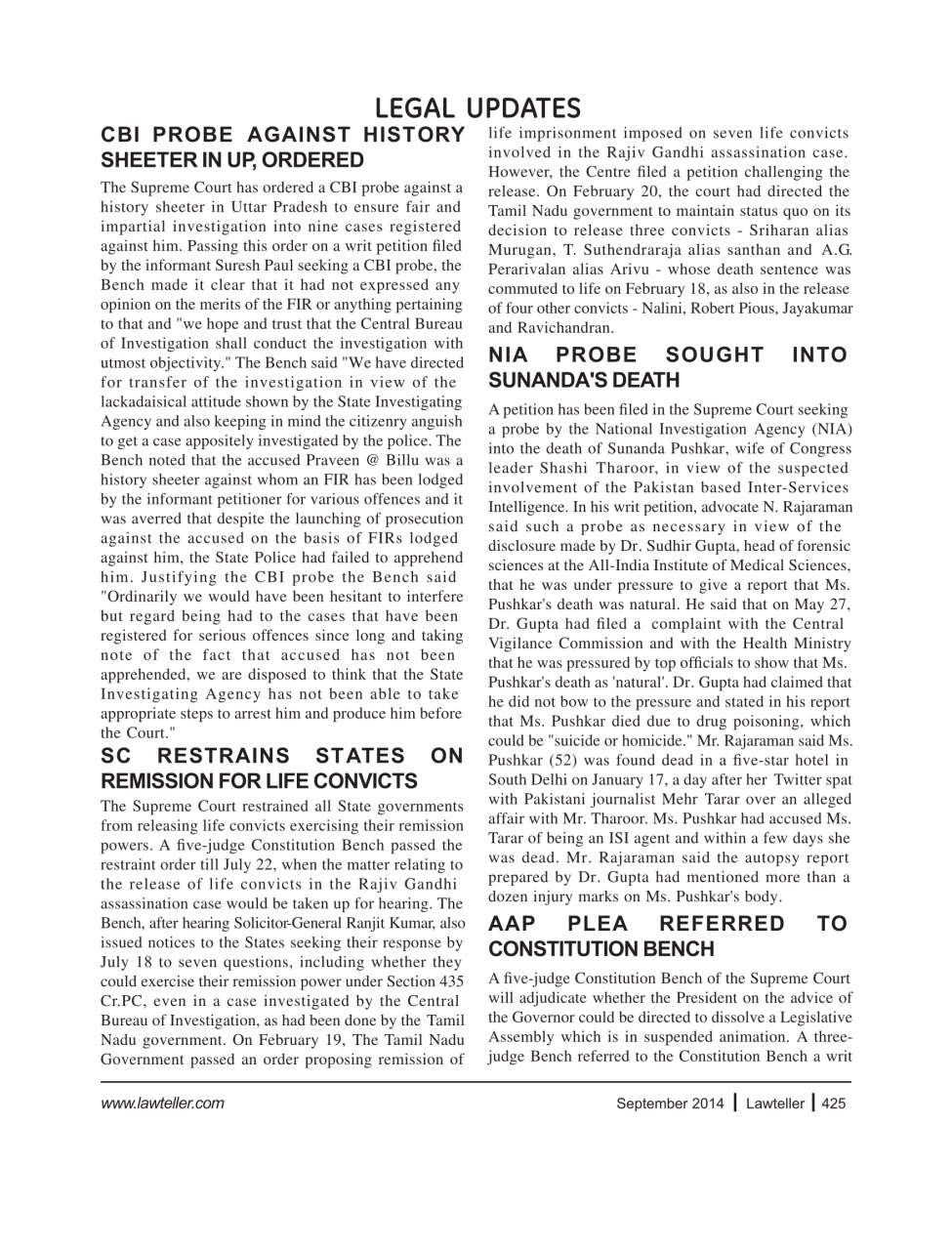 Lawteller – A Legal Awareness Magazine Preview Pages