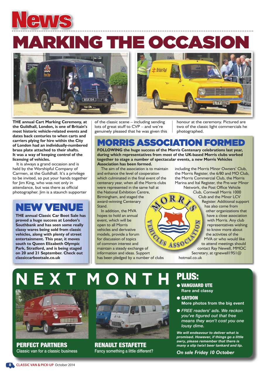 Classic Van & Pick-up Preview Pages
