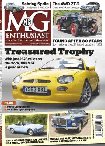 MG Enthusiast issue Vol.44 No.10 Treasured Trophy