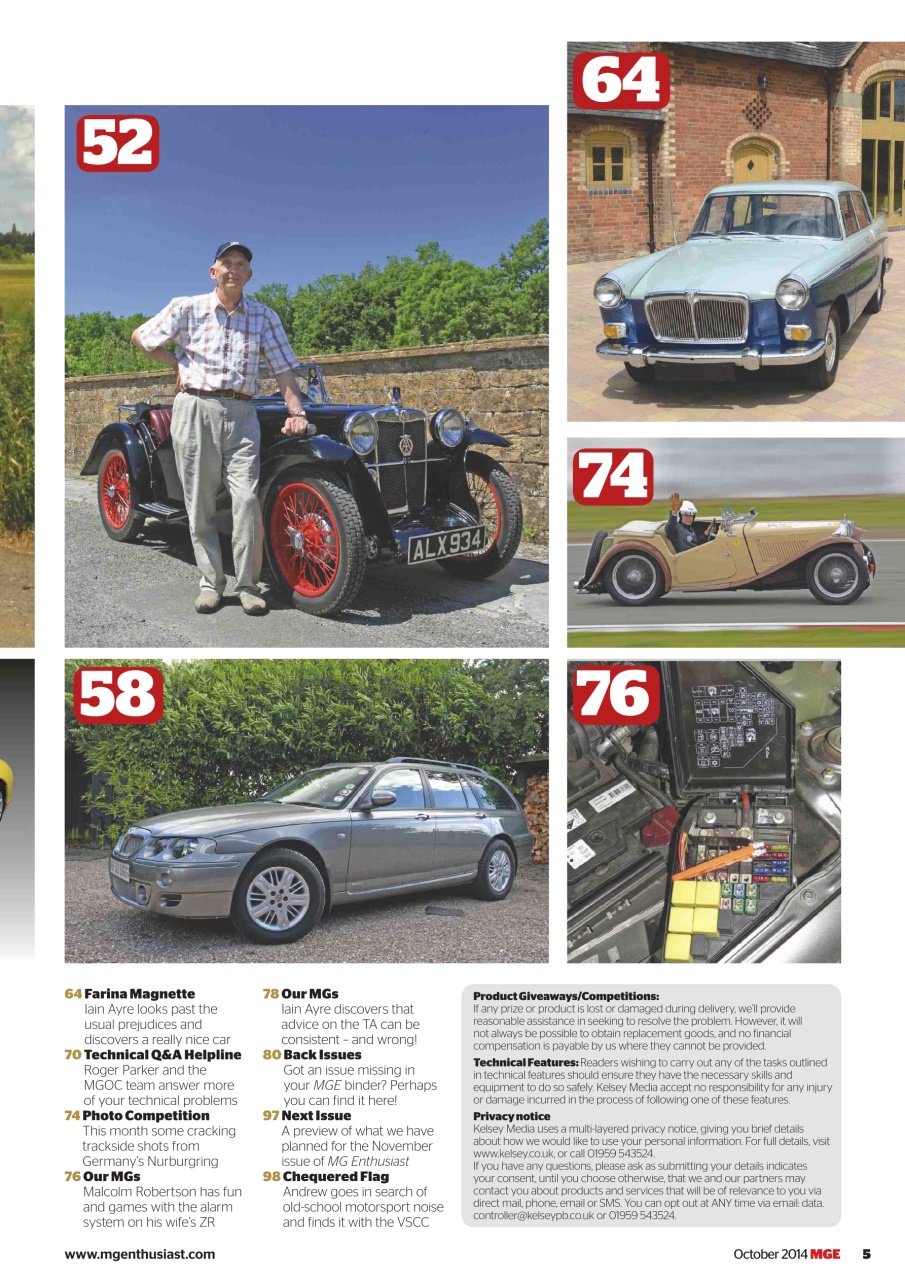 MG Enthusiast Preview Pages