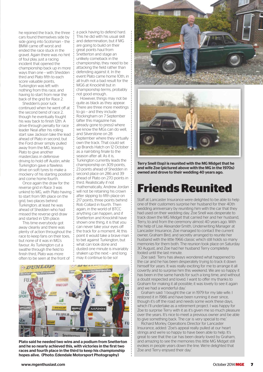 MG Enthusiast Preview Pages