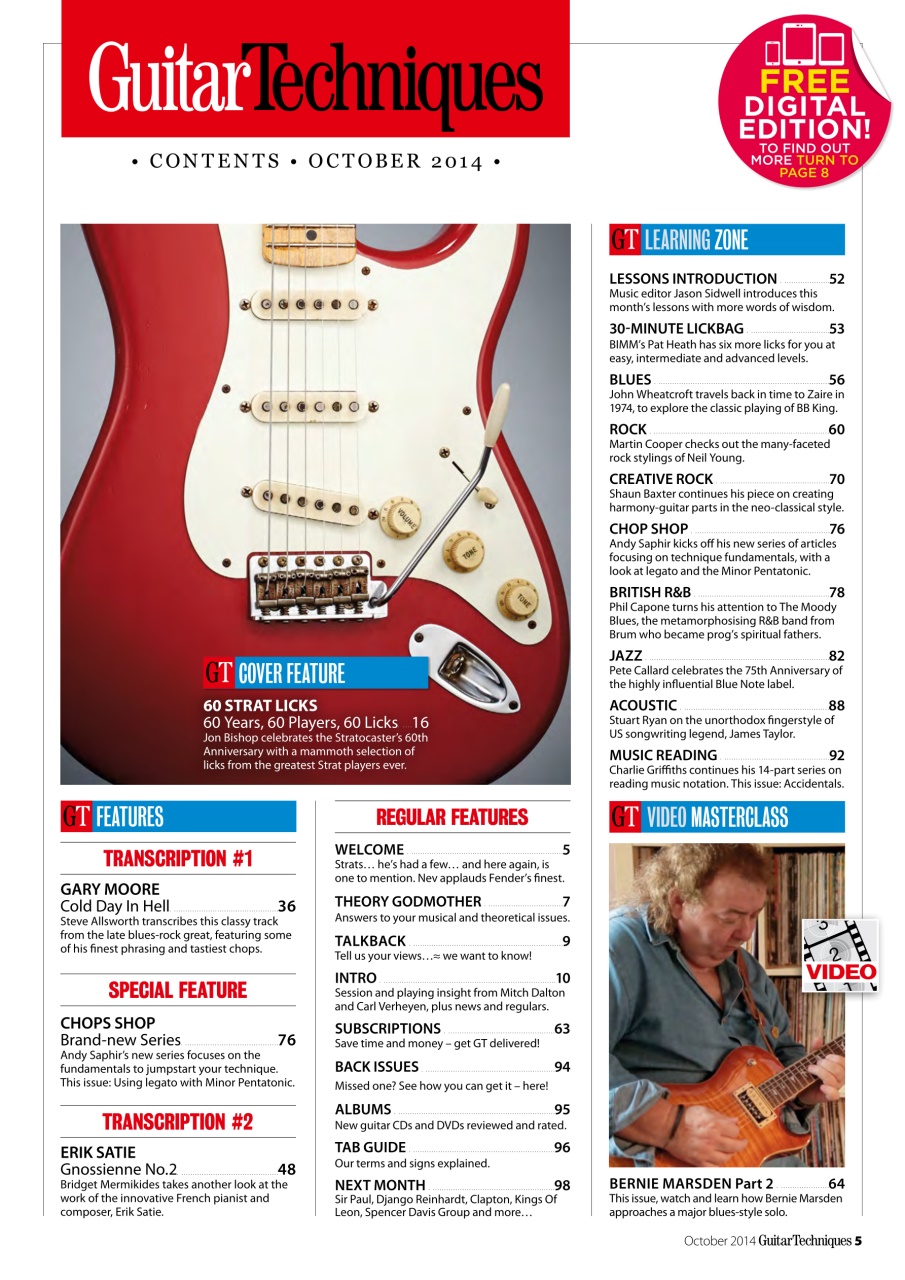 Guitar Techniques Preview Pages