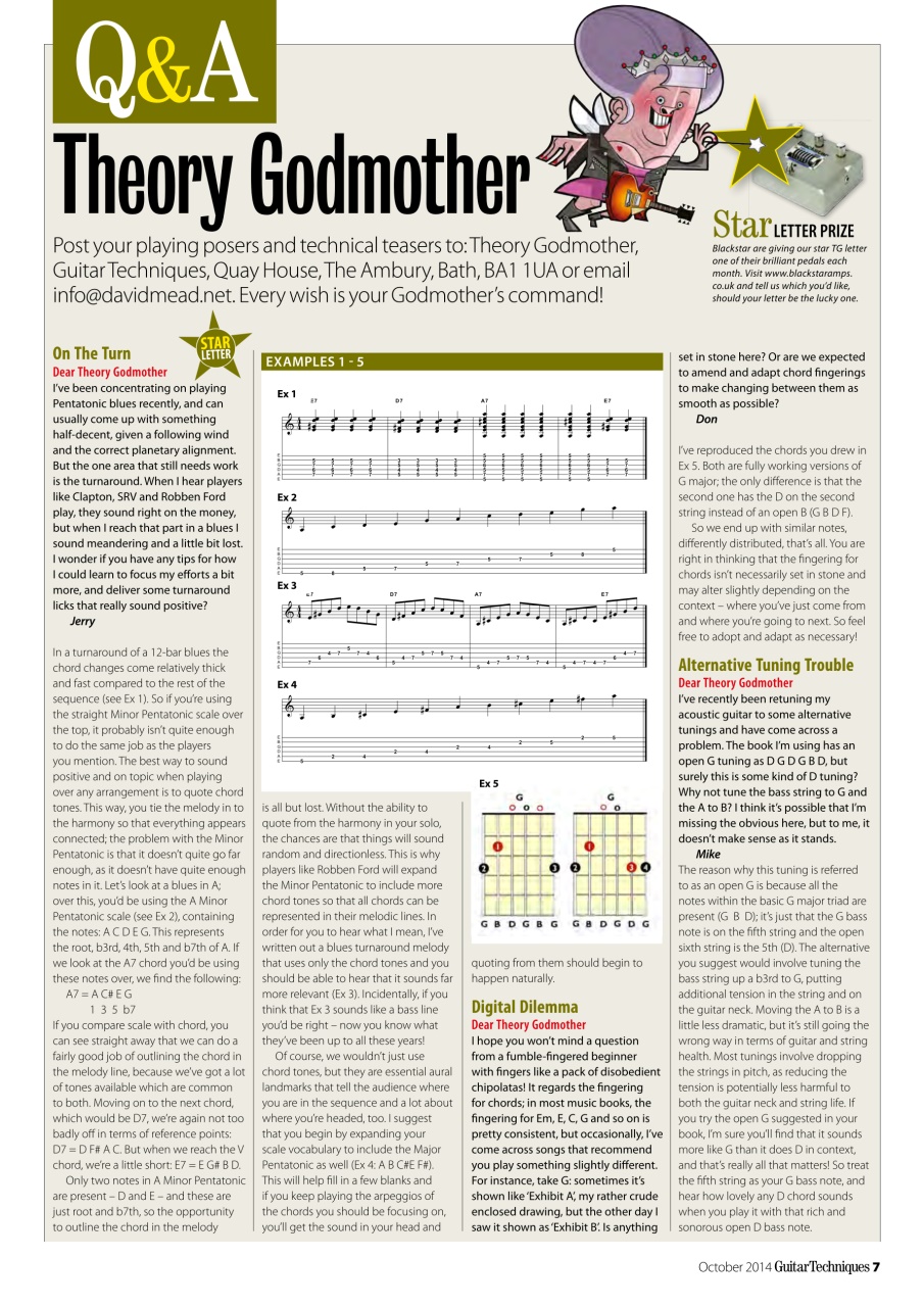 Guitar Techniques Preview Pages