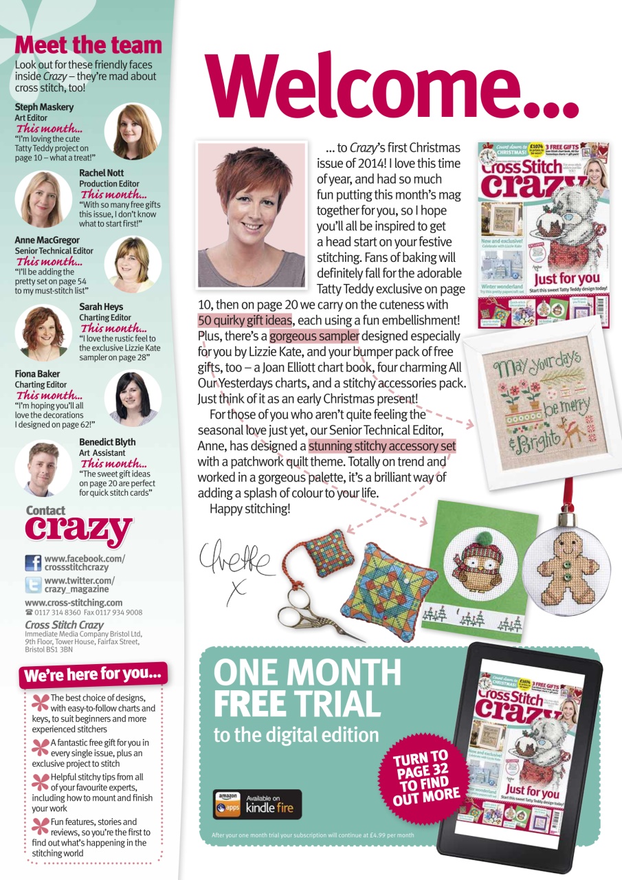Cross Stitch Crazy Preview Pages