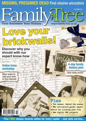 Family Tree issue Family Tree October 2014