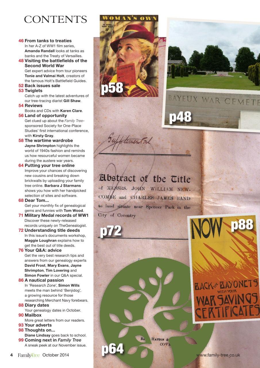 Family Tree Preview Pages