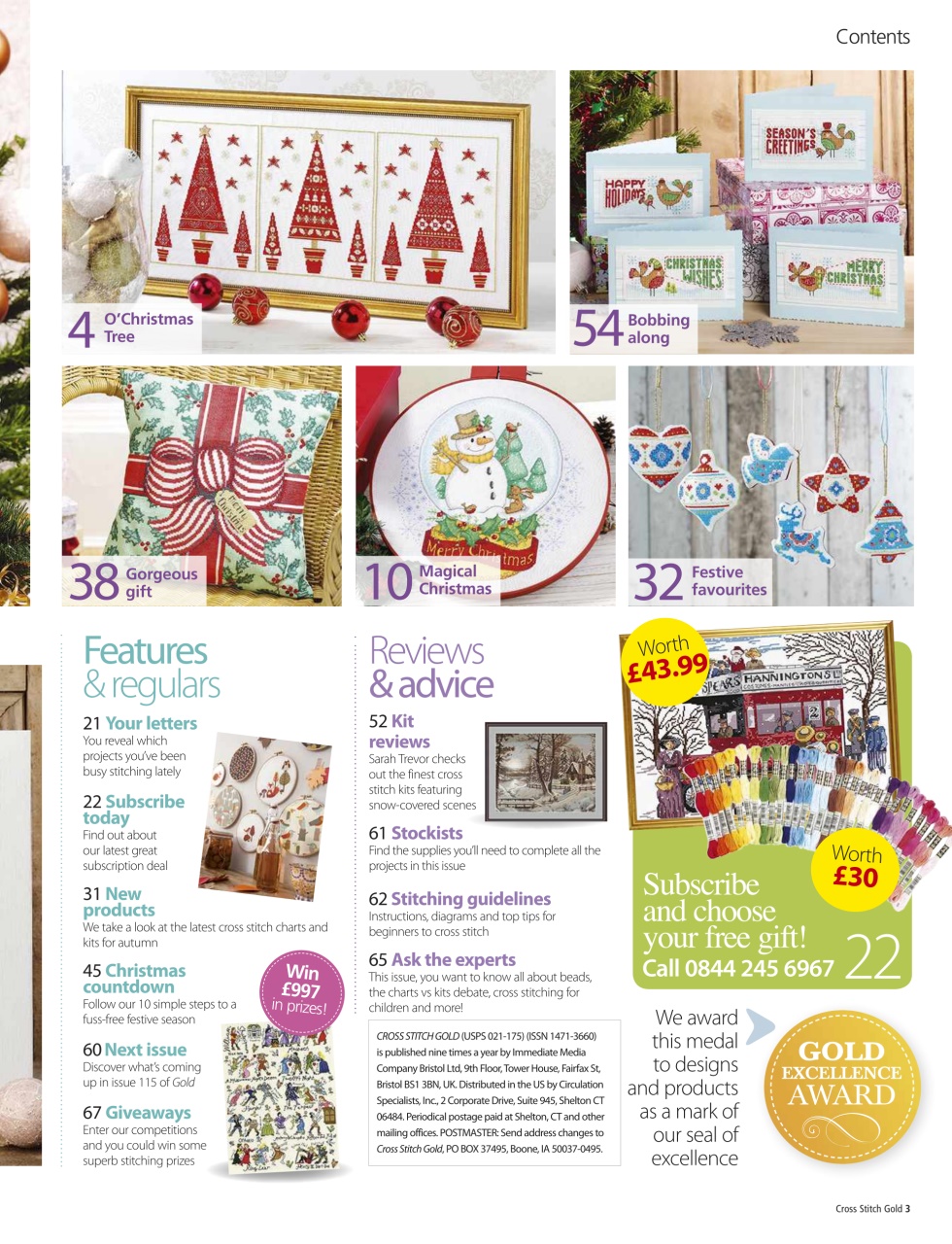 Cross Stitch Gold Preview Pages