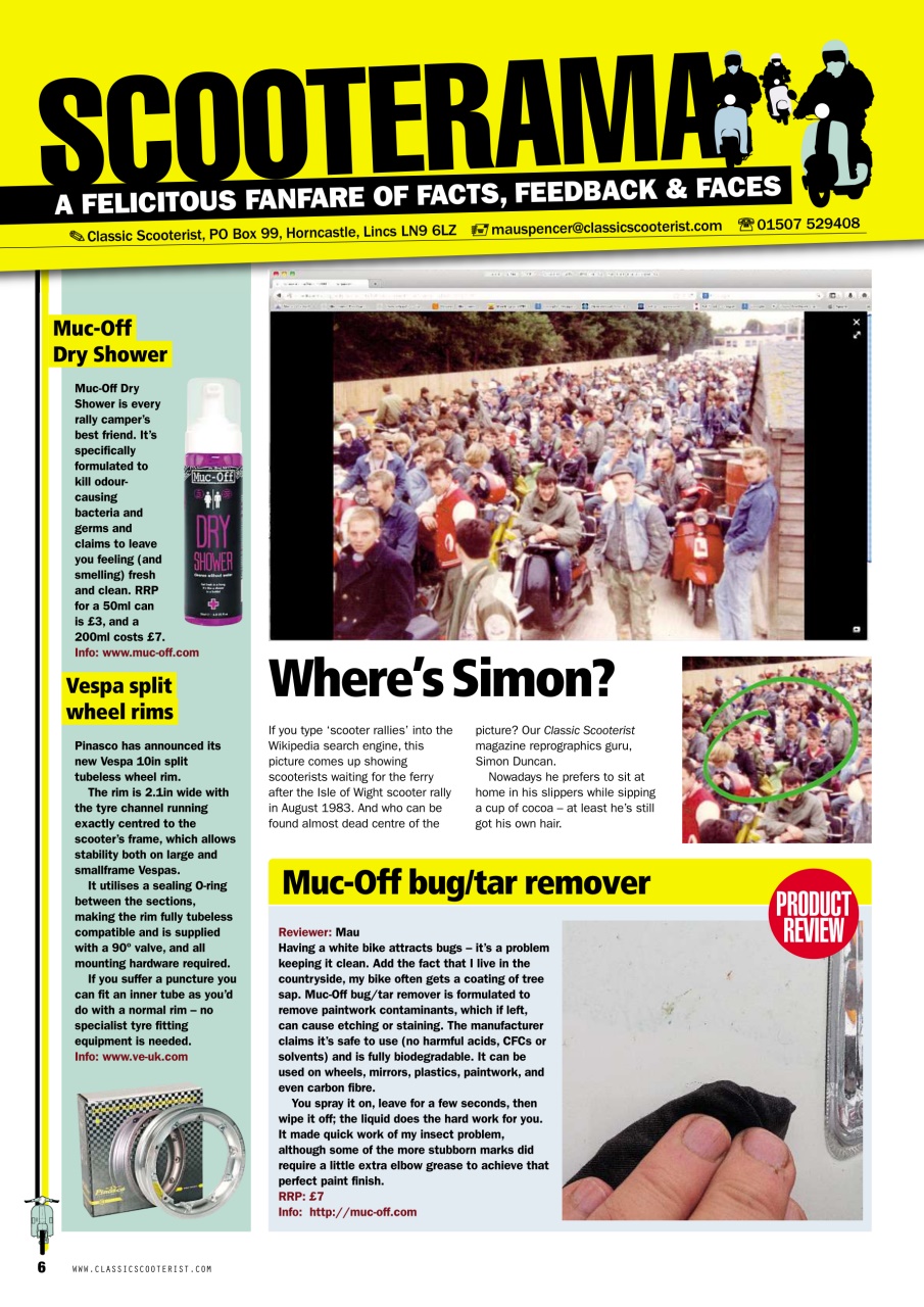 Classic Scooterist Preview Pages