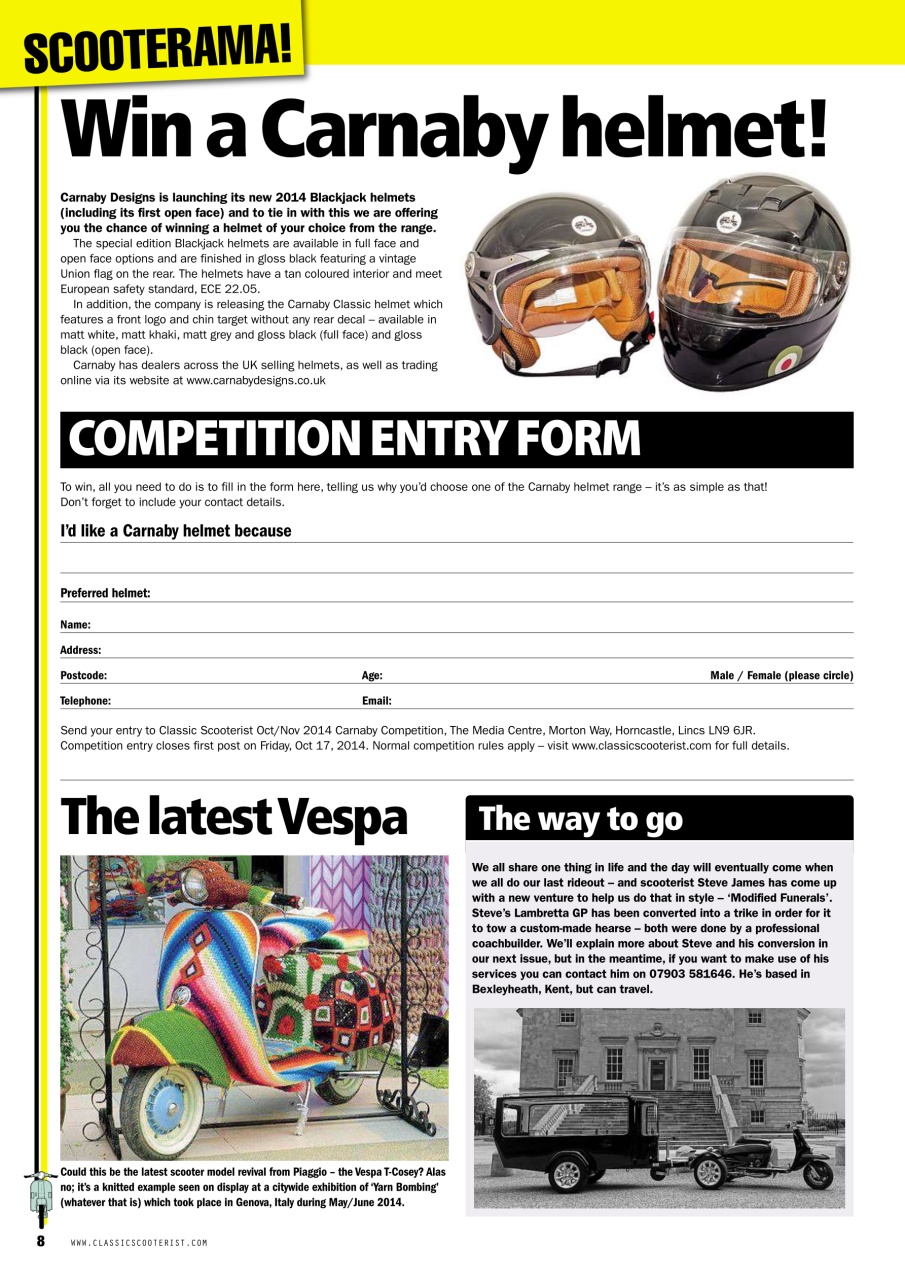 Classic Scooterist Preview Pages