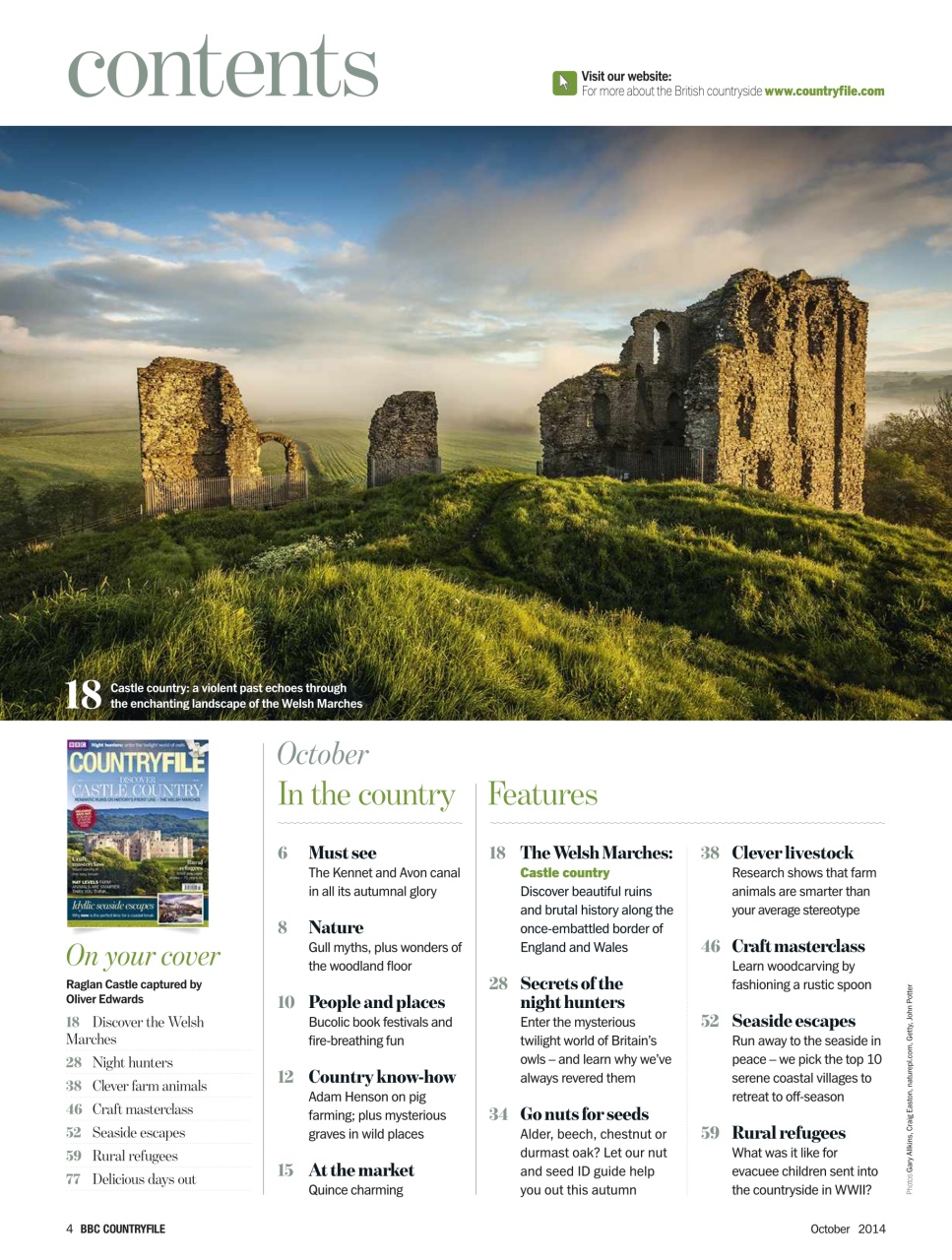 BBC Countryfile Magazine Preview Pages