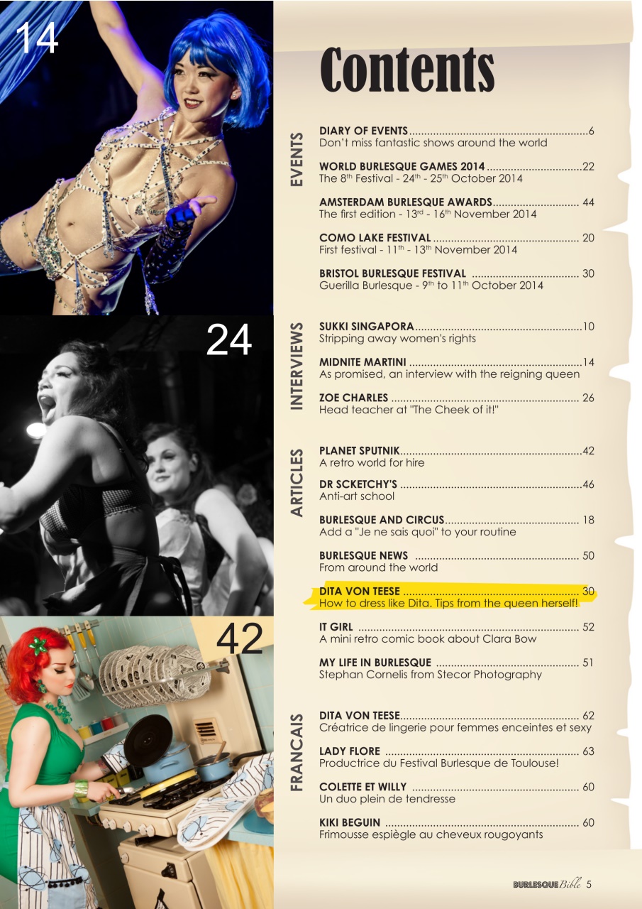 Burlesque Bible Preview Pages