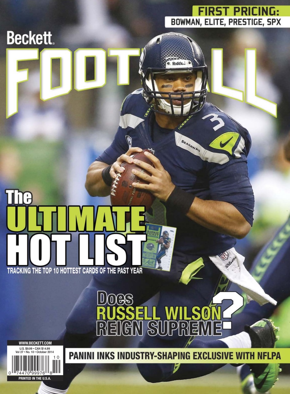 Beckett Football Magazine Preview Pages