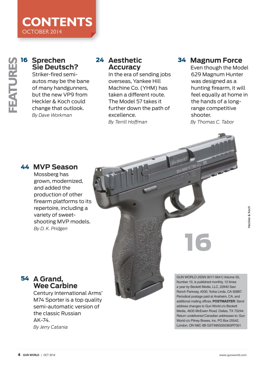 Gun World Preview Pages