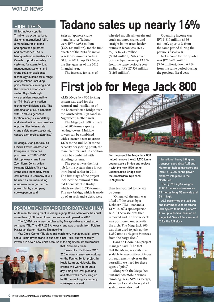 Int. Cranes and Specialized Transp Preview Pages