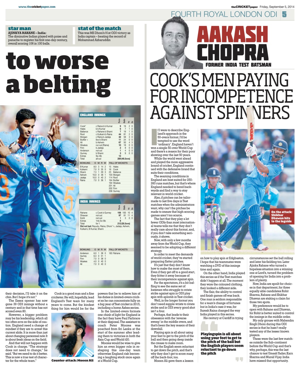 The Cricket Paper Preview Pages